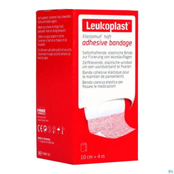 Packshot Elastomull Haft 10cmx4m 1 Leukoplast