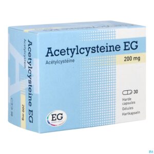 Packshot Acetylcysteine EG Caps  30 X 200 Mg