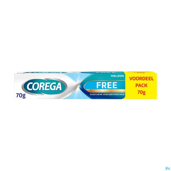 Packshot Corega Free Kleefcreme 70g Packshot Corega Free Kleefcreme 70g