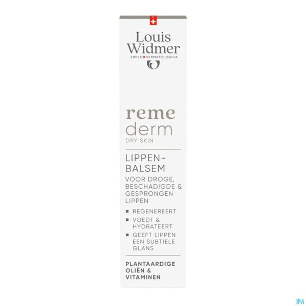 Packshot Widmer Remederm Lippenbalsem 15ml