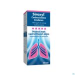 Packshot Siroxyl Carbocisteine 100mg/5ml Kind. Siroop 125ml