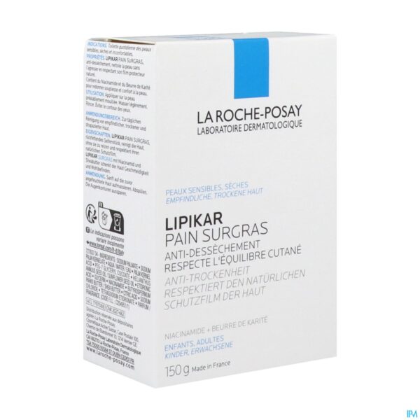 Packshot La Roche Posay Lipikar Overvet Wasstuk 150g Packshot La Roche Posay Lipikar Overvet Wasstuk 150g