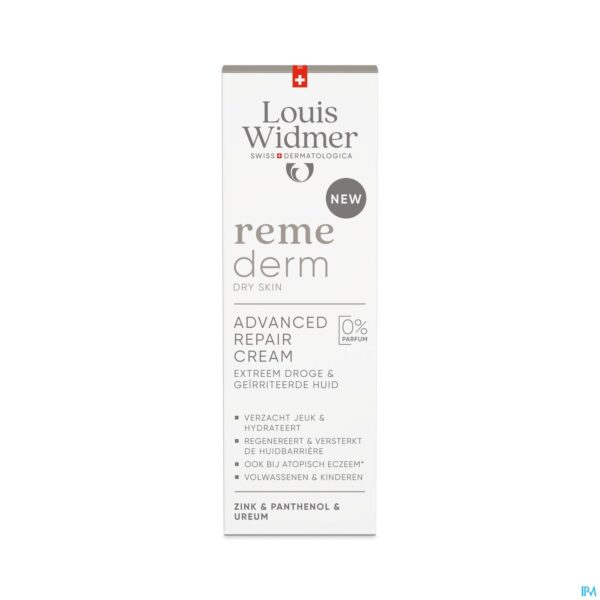 Packshot Widmer Remederm Dry Skin Adv.repair Cr N/parf 75ml