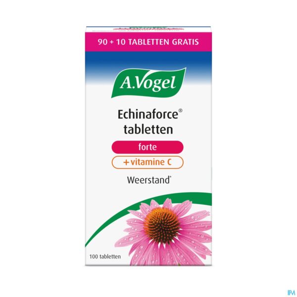 Packshot A.vogel Echinaforce Forte + Vitamine C Tabl 100 Packshot A.vogel Echinaforce Forte + Vitamine C Tabl 100