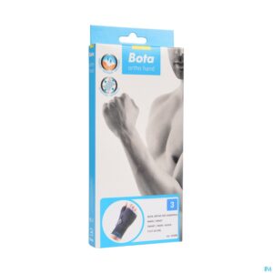 Packshot Bota Ortho Handpolsbandage 505 Zwart N3