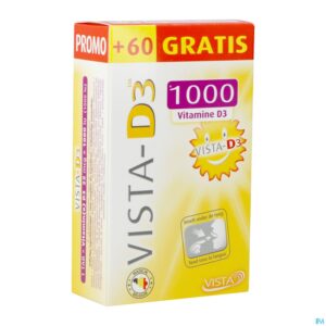 Packshot Vista D3 1000 Promo Smelttabl 120 + 60 Gratis