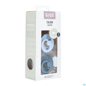 Packshot Bibs 2 Fopspeen Symmetric Duo Baby Blue/petrol