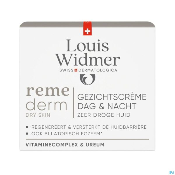 Packshot Widmer Remederm Gezichtscrème Dag & Nacht 50ml