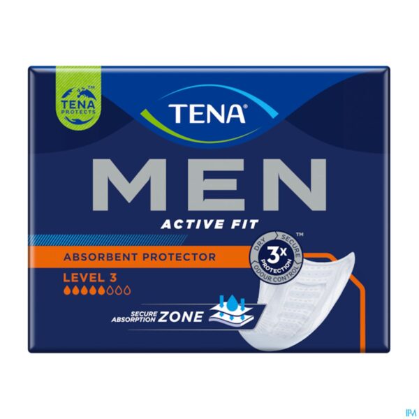 Packshot Tena Men Active Fit Level 3 16 750830 Packshot Tena Men Active Fit Level 3 16 750830