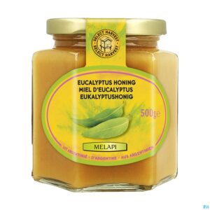 Packshot Melapi Honing Eucalyptus Vast 500g 5014 Revogan