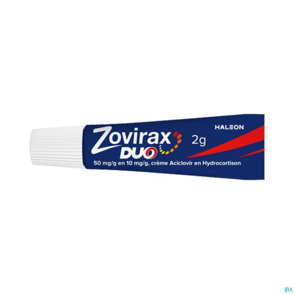 Productshot Zovirax Duo Creme 5% + 1% Tube 2g