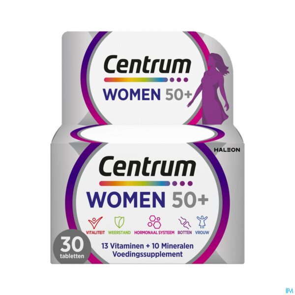 Packshot Centrum Women 50+ Comp 30