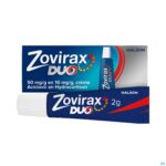 Productshot Zovirax Duo Creme 5% + 1% Tube 2g
