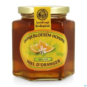 Packshot Melapi Honing Oranjebloesem 500g 3049 Revogan