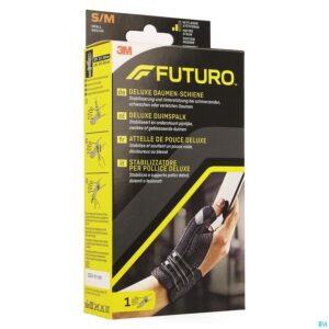 Packshot Futuro Deluxe Duimspalk 45843, Zwart Small/medium