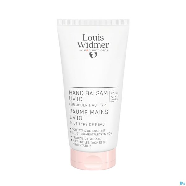 Packshot Widmer Handbalsem Uv 10 Zonder Parfum* 75ml