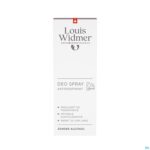 Packshot Widmer Deo Spray Antiperspirant Zonder Parfum 75ml