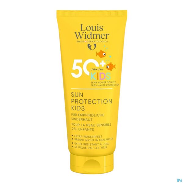 Productshot Widmer Sun Protection Kids 50+ Zonder Parfum* 100ml