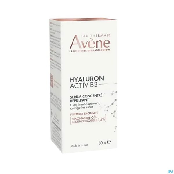 Packshot Avene Hyaluron Activ B3 Geconc. Opvul. Serum 30ml Packshot Avene Hyaluron Activ B3 Geconc. Opvul. Serum 30ml