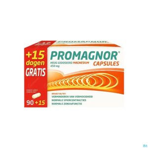 Packshot Promagnor Promopack Caps 90+15
