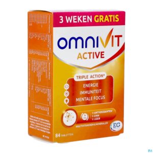 Packshot Omnivit Active 3S Tabl 84 Promo