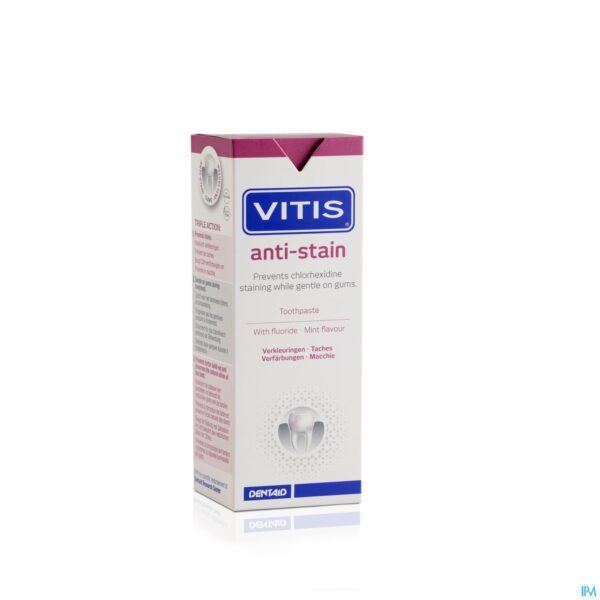 Packshot Vitis A/stain Tandpasta 50ml