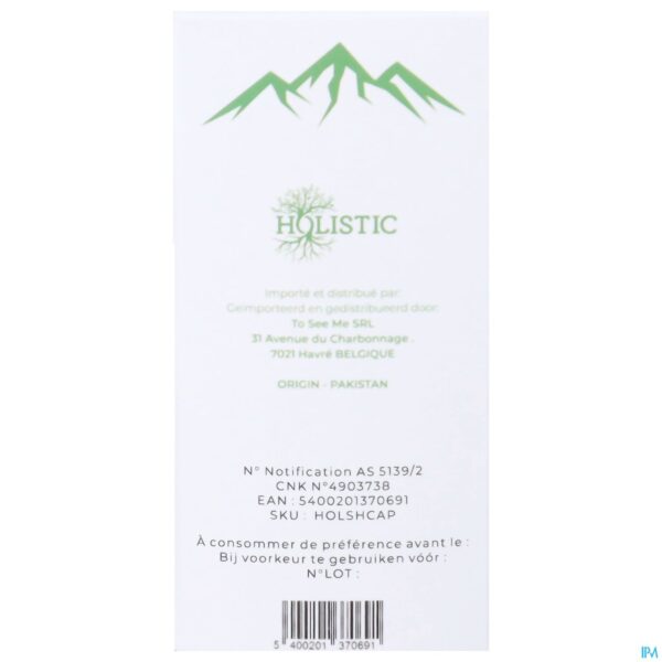 Packshot Holistic Shilajit Caps 60
