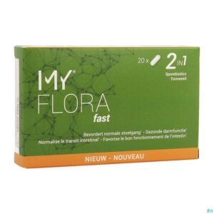 Packshot My Flora Fast Caps 20