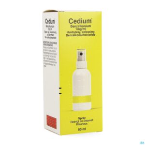 Packshot Cedium Benzalkonium Spray 50ml