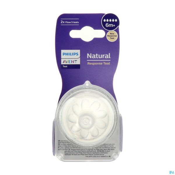Packshot Philips Avent Natural 3.0 Zuigspeen 6m+ T5 1
