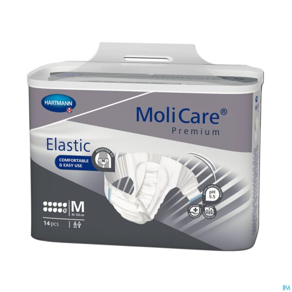 Packshot Molicare Pr Elastic 10drops M 14 P/s Packshot Molicare Pr Elastic 10drops M 14 P/s