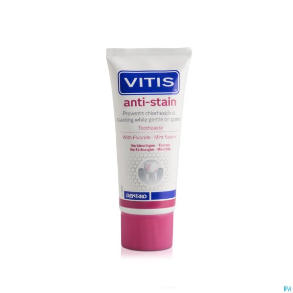 Productshot Vitis A/stain Tandpasta 50ml