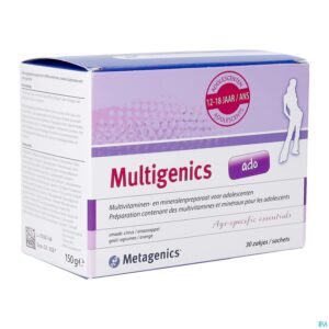 Packshot Multigenics Ado Zakjes 30 Metagenics
