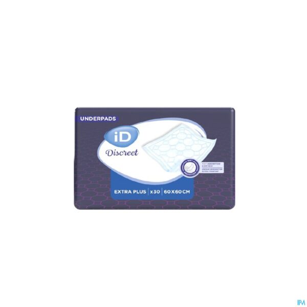 Packshot Id Discreet Onderleggers Extra Plus 60x60 30 Packshot Id Discreet Onderleggers Extra Plus 60x60 30