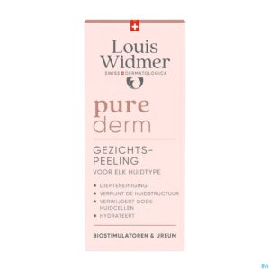 Packshot Widmer Purederm Gezichtspeeling 50ml
