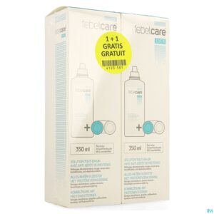 Packshot Febelcare Eye 1 Vloeist.contactlens 350ml 1+1grat.