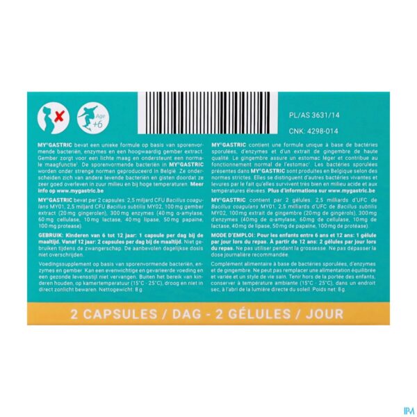 Packshot My Gastric Caps 20