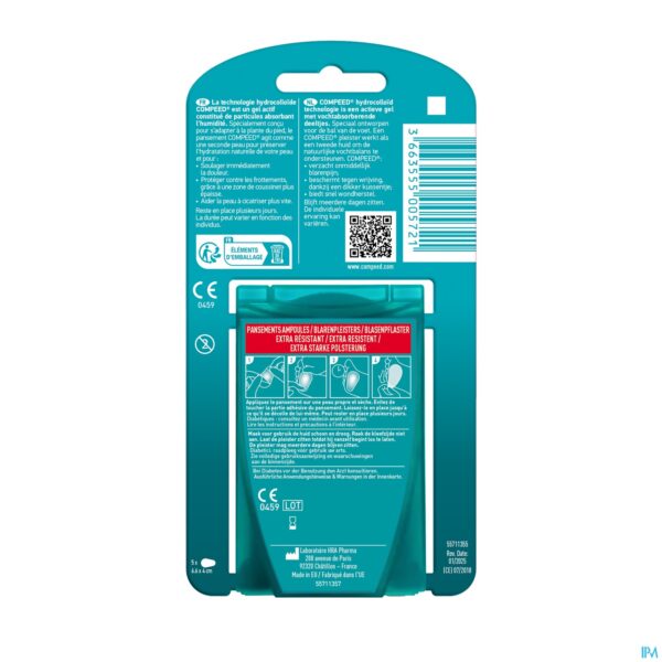 Packshot Compeed Blaren Onder De Voet Patch 5