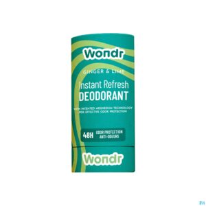 Packshot Wondr Instant Refresh Deodorant Stick 60g