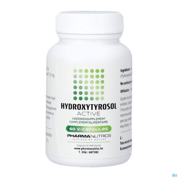 Packshot Hydroxytyrosol Active V-caps 60 Pharmanutrics Packshot Hydroxytyrosol Active V-caps 60 Pharmanutrics