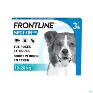 Packshot Frontline Spot On Hond 10-20kg Pipet 3x1,34ml