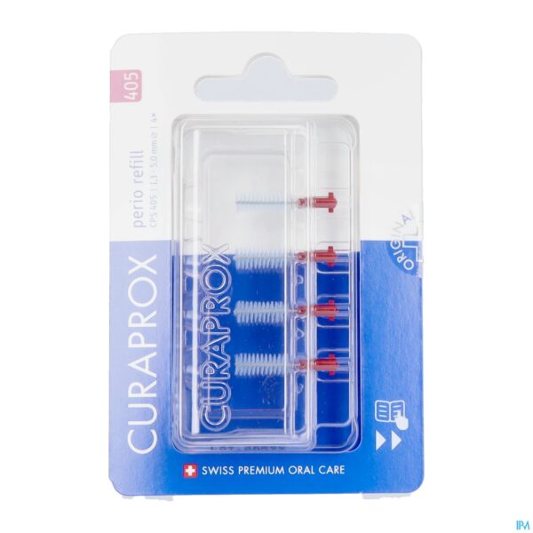 Packshot Curaprox Cps 405 Perio Cherry Pink Refill 4 Packshot Curaprox Cps 405 Perio Cherry Pink Refill 4