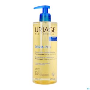 Packshot Uriage Dermo-phy Dermatolog. Reinigingsolie 500ml