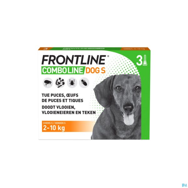 Packshot Frontline Combo Line Dog S 2-10kg 3x0,67ml Packshot Frontline Combo Line Dog S 2-10kg 3x0,67ml