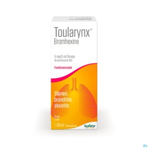 Packshot Toularynx Bromhexine 180 ml siroop
