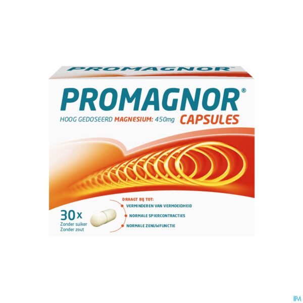 Packshot Promagnor Caps 30
