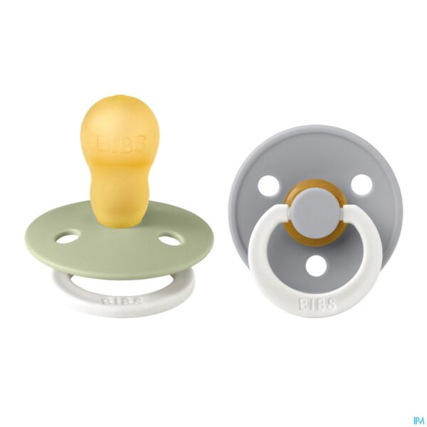 Productshot Bibs 3 Fopspeen Duo Glowindark Sage/cloud 2
