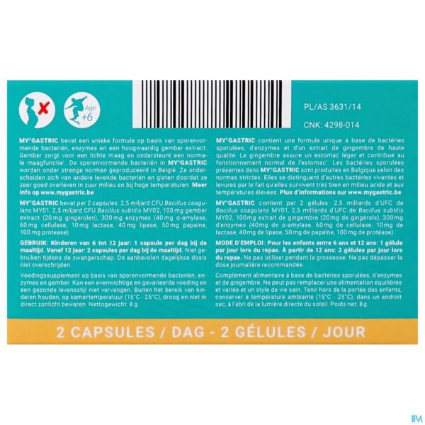 Packshot My Gastric Caps 20