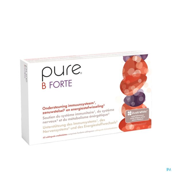 Packshot Pure B Forte Smelttabl 60