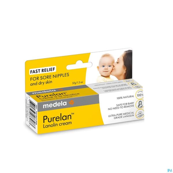 Packshot Purelan Tepelzalf Tube 37g Packshot Purelan Tepelzalf Tube 37g